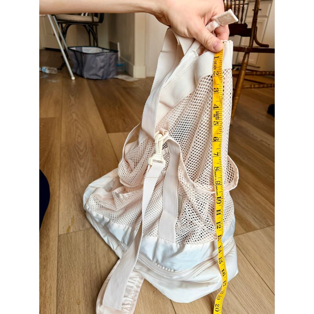 BAGSMART Weekender Duffel Travel Gym Bag in Cream NWT - Picture 8 of 9